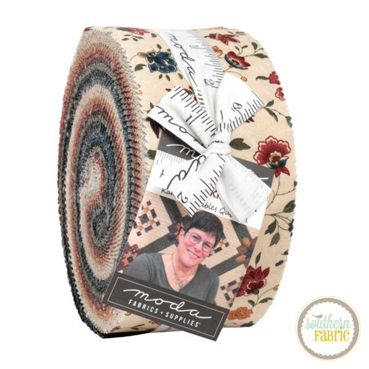 Honeysuckle Farm - Jelly Roll (40 pcs) by Kansas Troubles Quilters for Moda