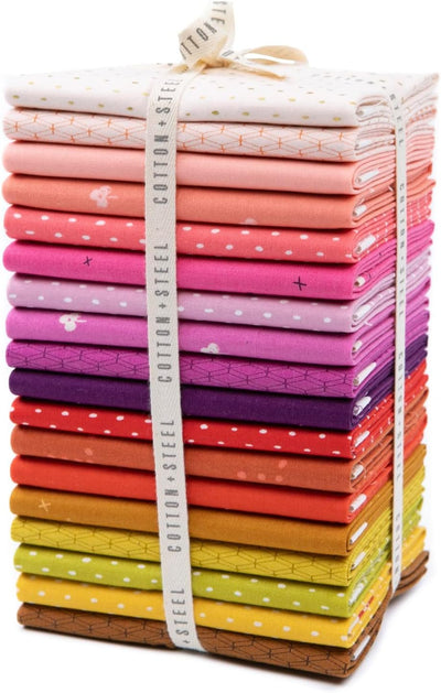 Colored Bundles - Fat Quarter Bundle (18 pcs) by Mixed Designers for Southern Fabric (CS100P-W-FQB-3)