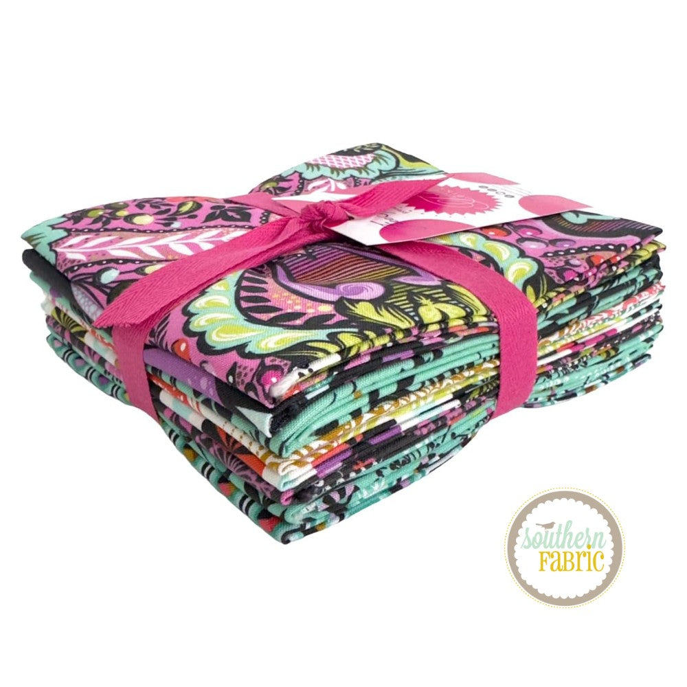 Prince Charming Deja Vu - Fat Quarter Bundle (8 pcs) by Tula Pink for Free Spirit
