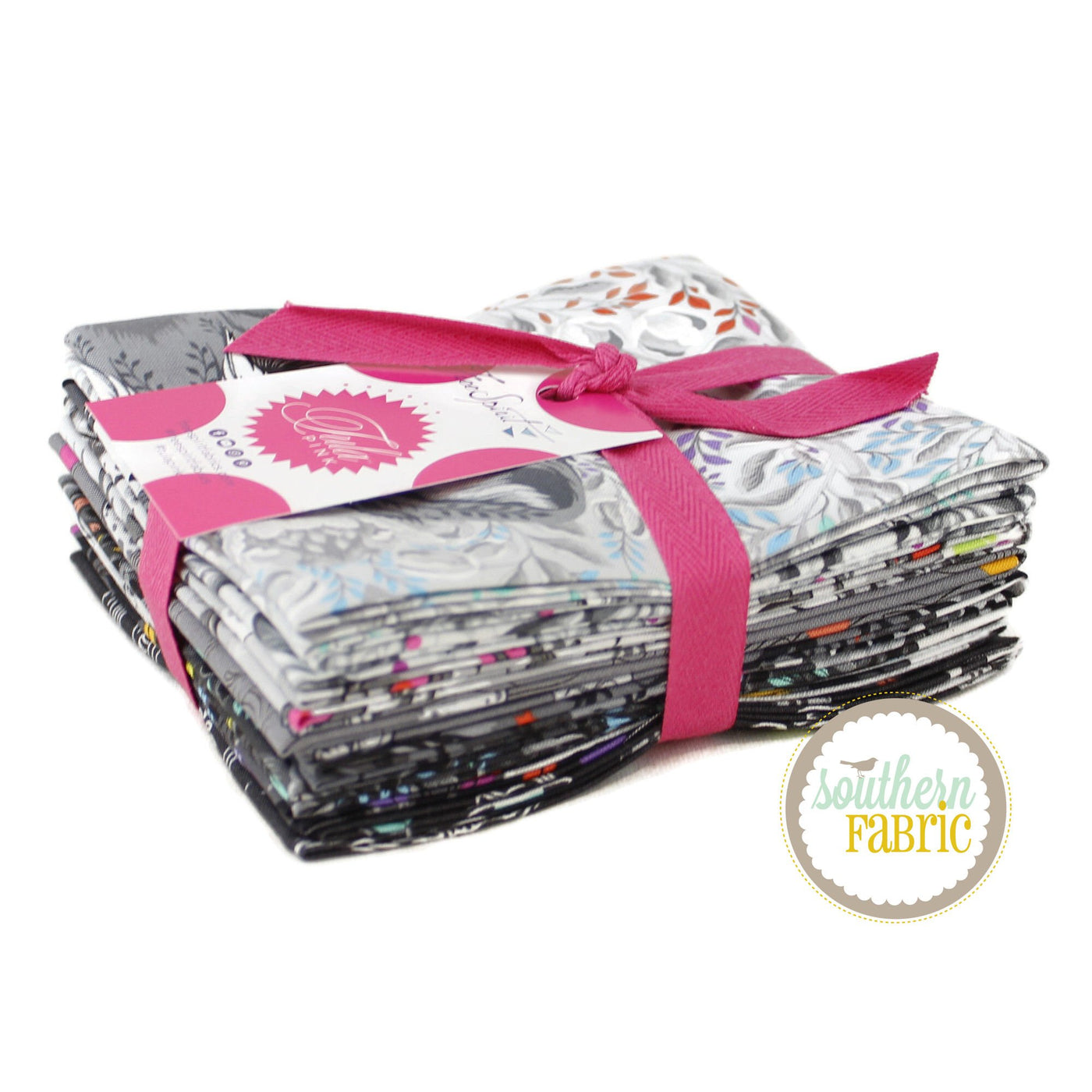 Graywork - Animals - Fat Quarter Bundle (8 pcs) by Tula Pink for Free Spirit (FB1FQTP.PDGRAYWORK)