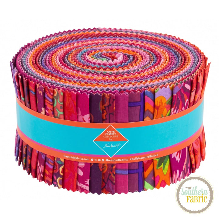 Ruby Classics Plus - Jelly Roll (40 pcs) by Kaffe Fassett for Free Spirit