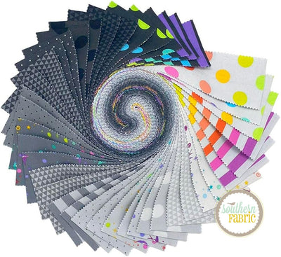 Graywork - Jelly Roll (40 pcs) by Tula Pink for Free Spirit (FB4DRTP.GRAYWORK)