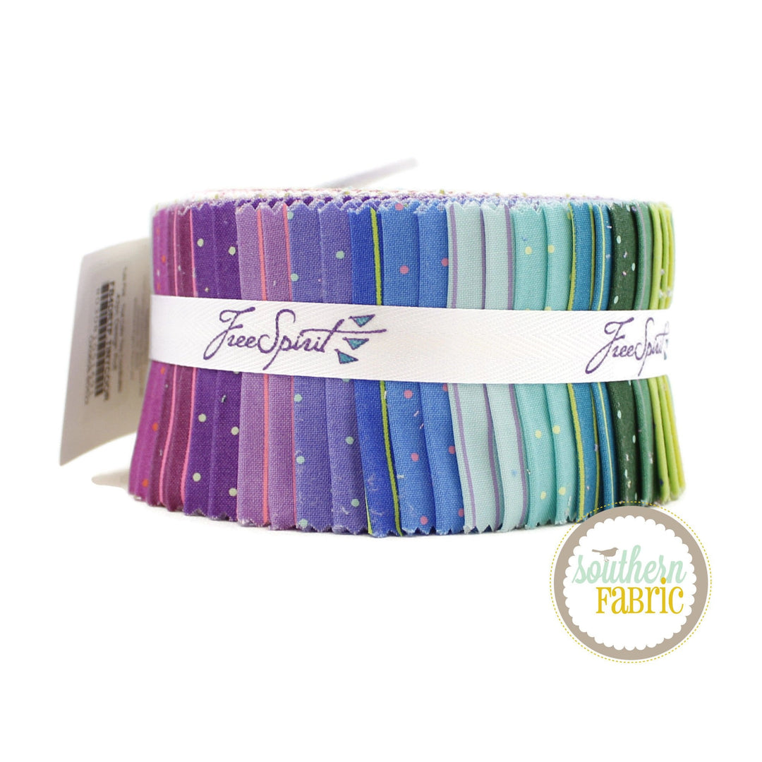 Tiny Coordinates - Jelly Roll (40 pcs) by Tula Pink for Free Spirit