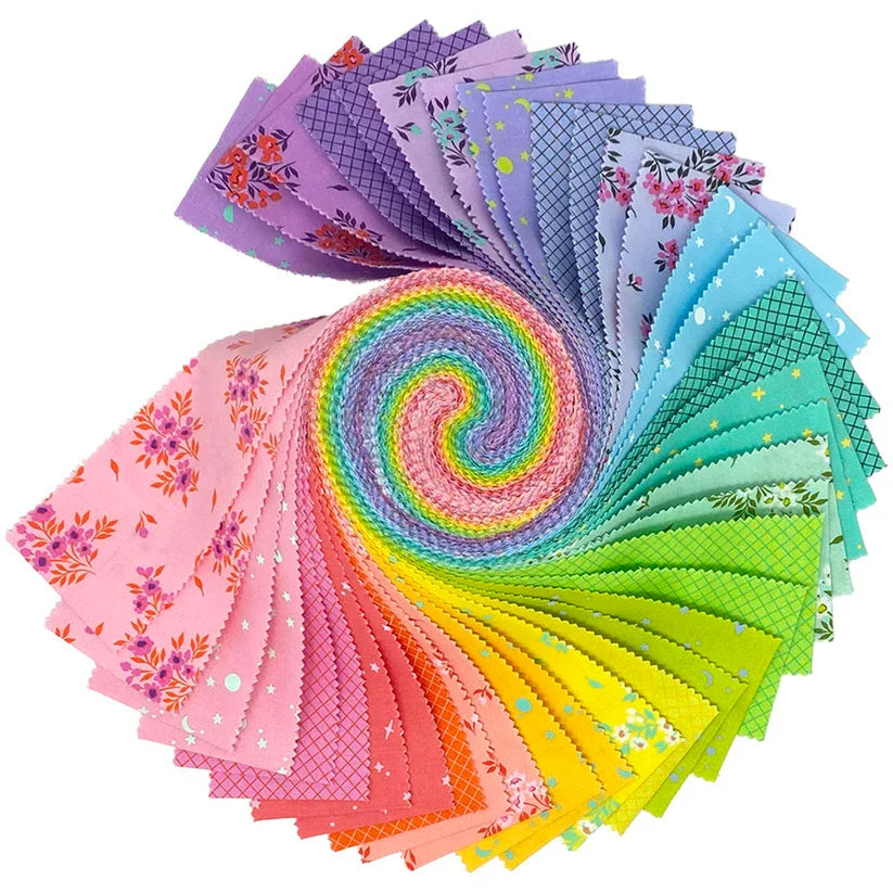 True Colors 2025 - Jelly Roll (40 pcs) by Tula Pink for Free Spirit (FB4DRTP.TRUECOLORS)
