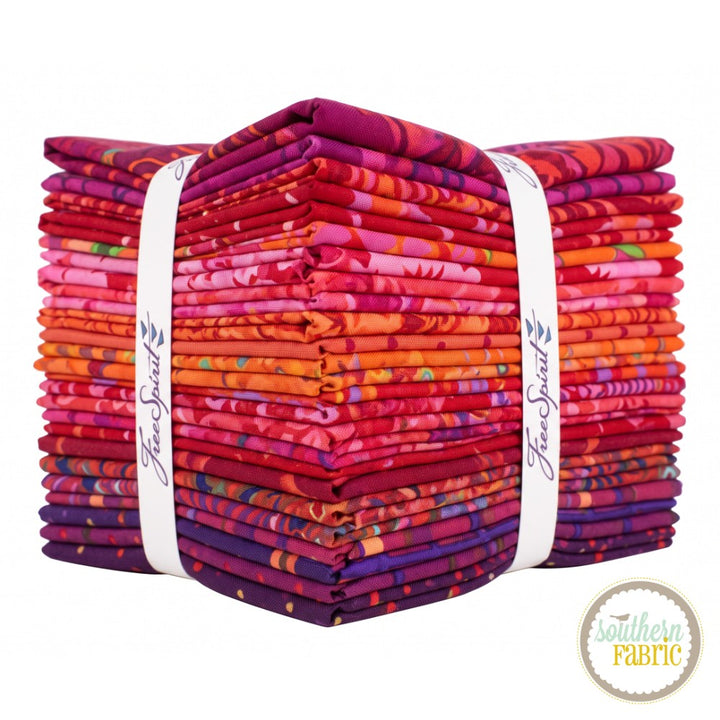 Ruby Classics Plus - Fat Quarter Bundle (20 pcs) by Kaffe Fassett for Free Spirit