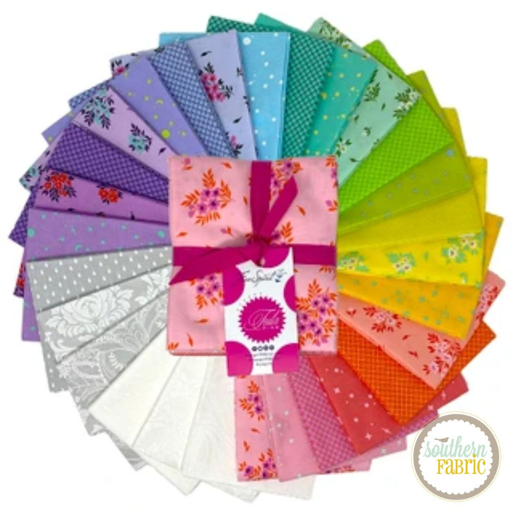 True Colors 2025 - Fat Quarter Bundle (28 pcs) by Tula Pink for Free Spirit