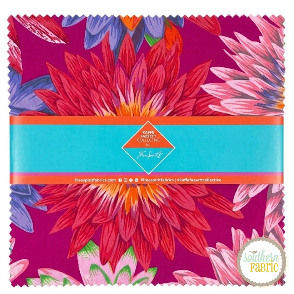 Ruby Classics Plus - Layer Cake (42 pcs) by Kaffe Fassett for Free Spirit