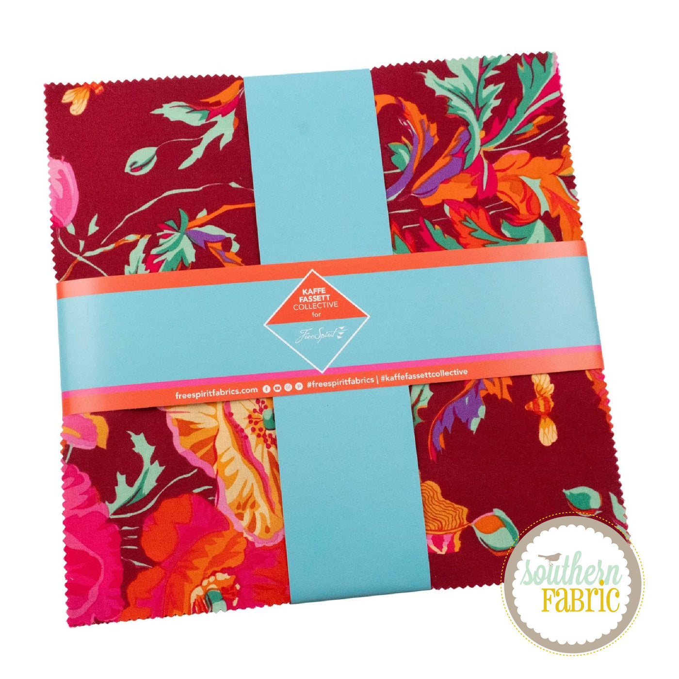 Kaffe Classics Spectrum Colorway - Layer Cake (42 pcs) by Kaffe Fassett for Free Spirit (FB610GP.SPECTRUM)