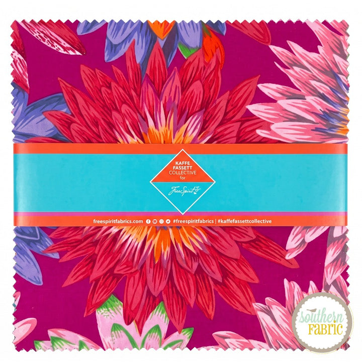 Ruby Classics Plus - Charm Pack (42 pcs) by Kaffe Fassett for Free Spirit