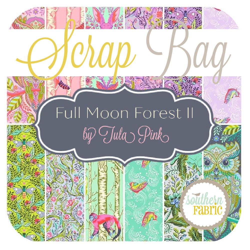 Full Moon Forest II - Scrap Bag (42 pcs) by Tula Pink for Free Spirit
