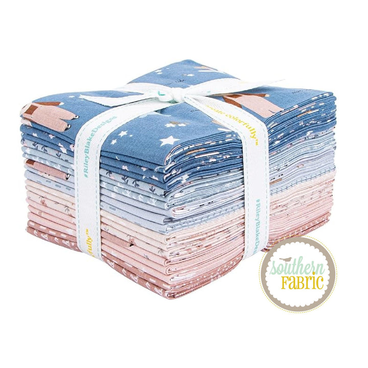 Cozy Bébé - Fat Quarter Bundle (18 pcs) by Simple Simon &amp; Company for Riley Blake