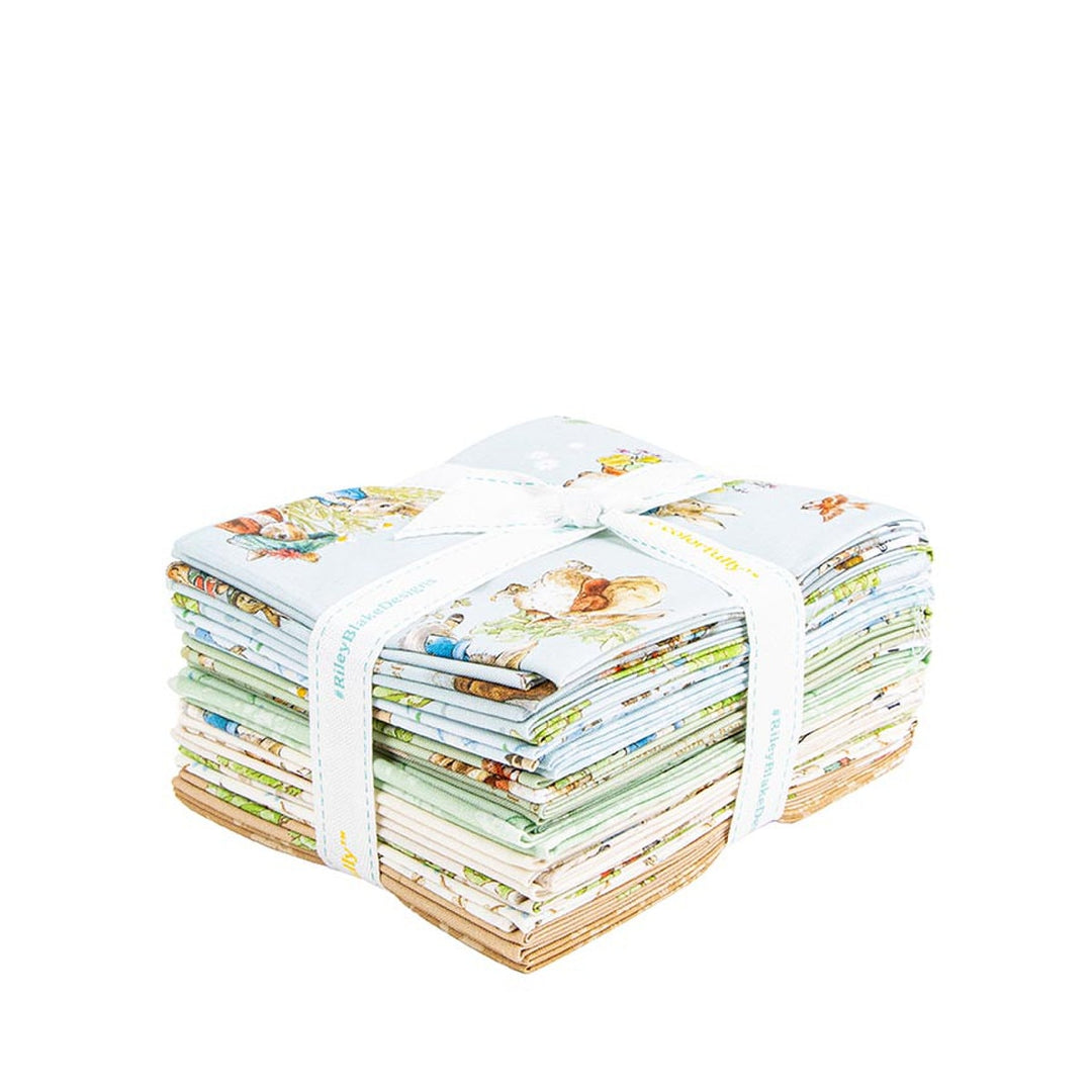 Peter Rabbit & Benjamin Bunny - Fat Quarter Bundle (15 pcs) by RBD Designers for Riley Blake