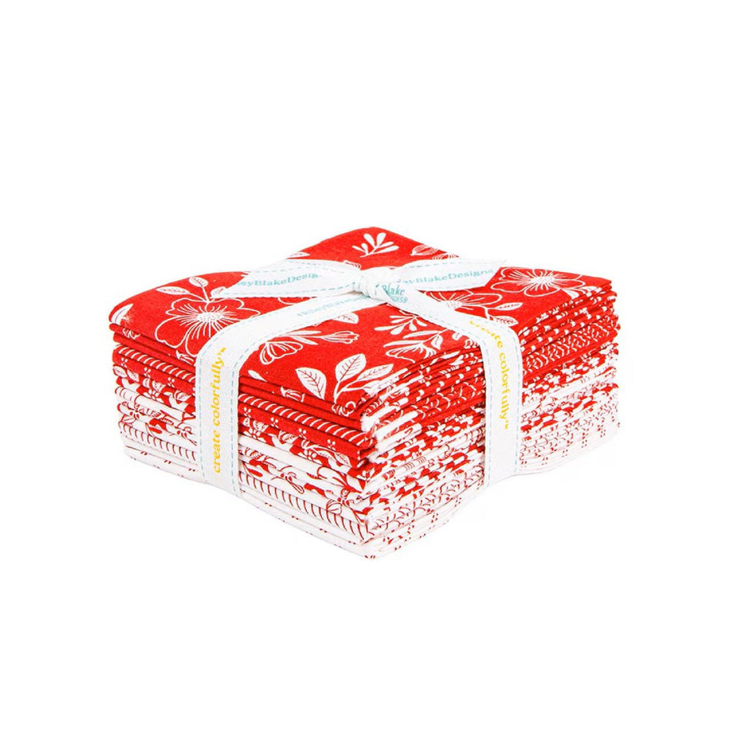 Radiant Ruby - Fat Quarter Bundle (14 pcs) by Dani Mogstad for Riley Blake