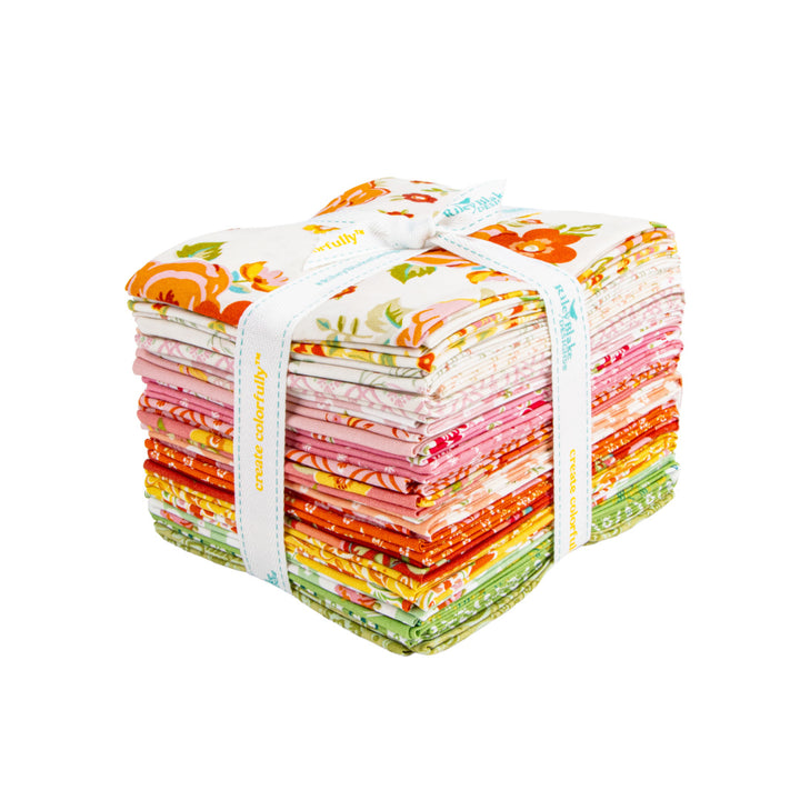 Peach Cobbler - Fat Quarter Bundle (21 pcs) by Lily Ashbury for Riley Blake