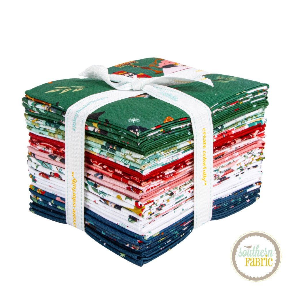 Nutcracker Tradition - Fat Quarter Bundle (22 pcs) by Jennifer Long for Riley Blake