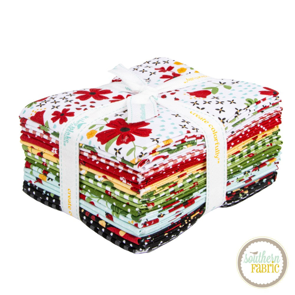 Little Ladybug - Fat Quarter Bundle (18 pcs) by Lori Whitlock for Riley Blake