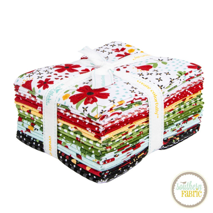 Little Ladybug - Fat Quarter Bundle (18 pcs) by Lori Whitlock for Riley Blake