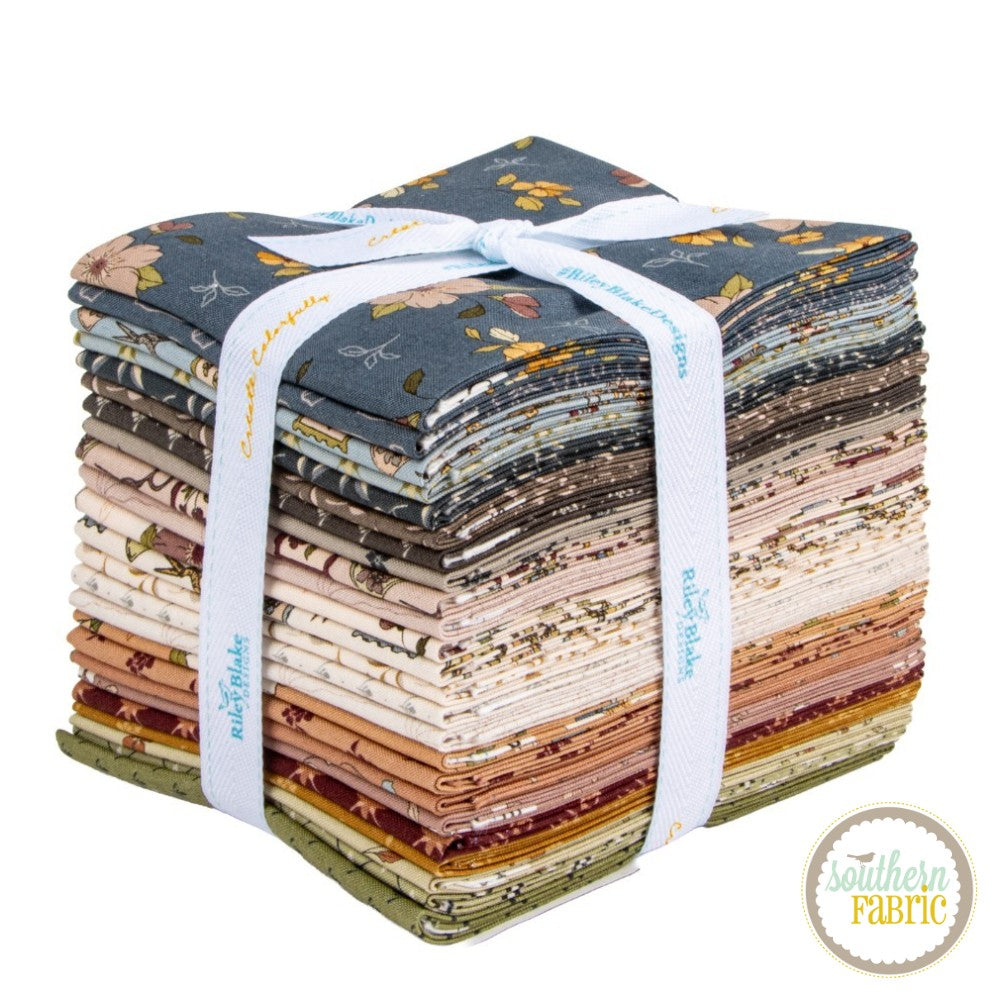 Charmed & Treasured - Fat Quarter Bundle (24 pcs) by Kassidy Grace for Riley Blake