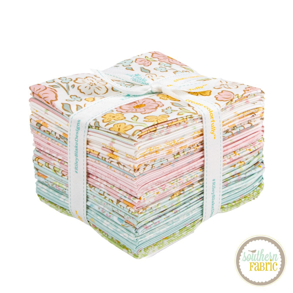 Little Posies - Fat Quarter Bundle (21 pcs) by Cayla Naylor for Riley Blake