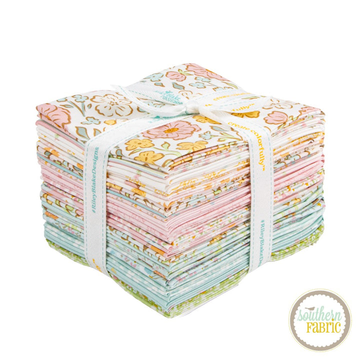 Little Posies - Fat Quarter Bundle (21 pcs) by Cayla Naylor for Riley Blake