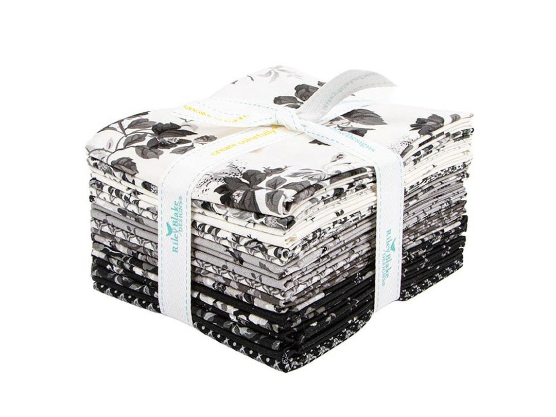 Ink & Ivory - Fat Quarter Bundle (18 pcs) by RBD Designers for Riley Blake