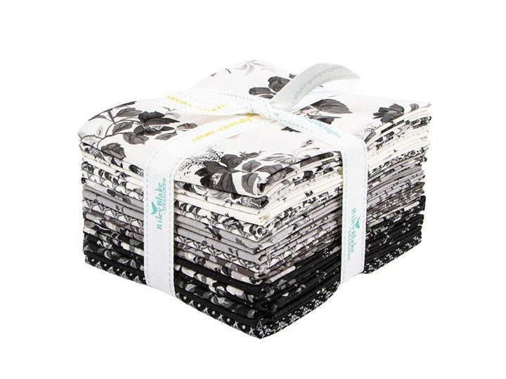 Ink &amp; Ivory - Fat Quarter Bundle (18 pcs) by RBD Designers for Riley Blake