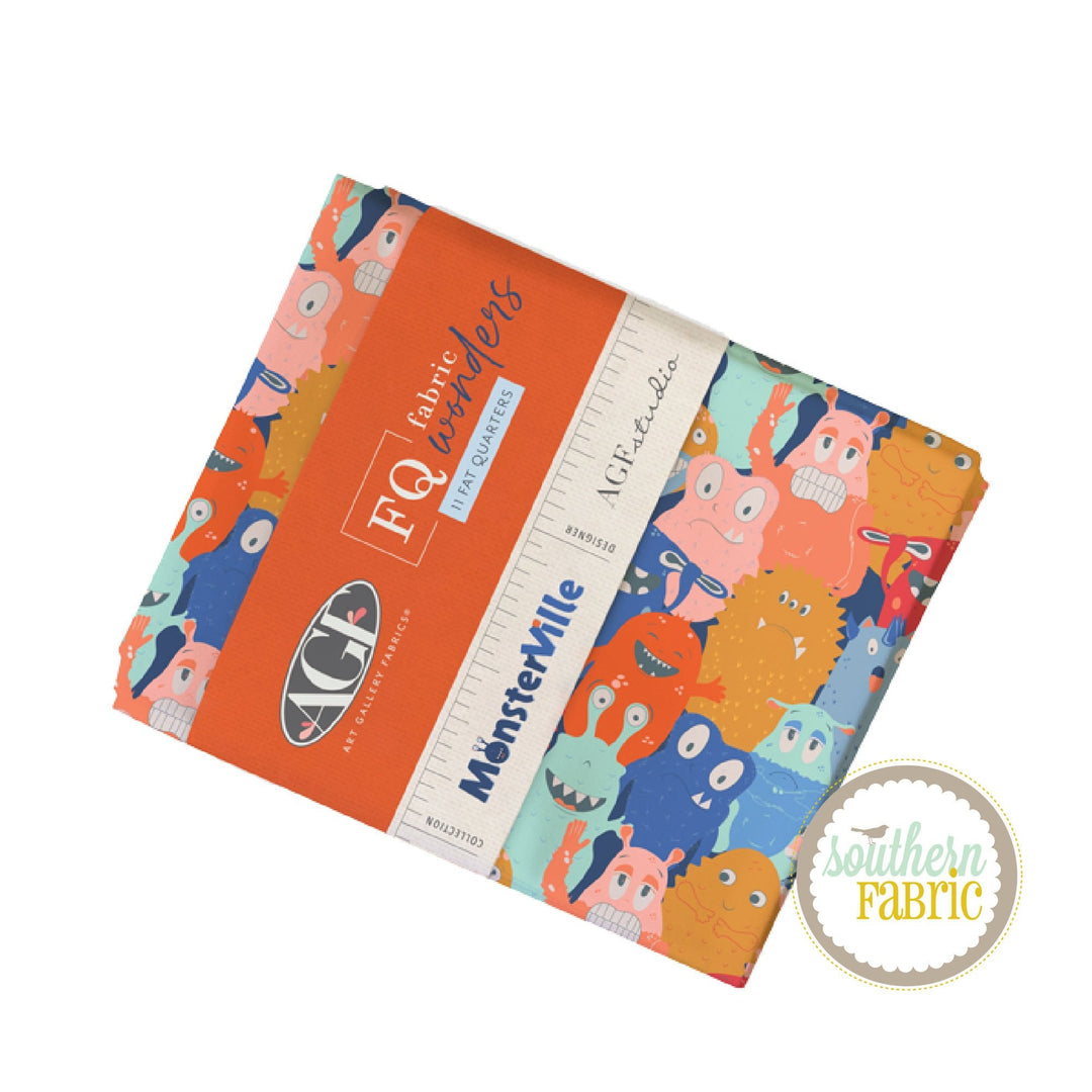 Monsterville - Fat Quarter Bundle (11 pcs) by AGF Studio for Art Gallery Fabrics
