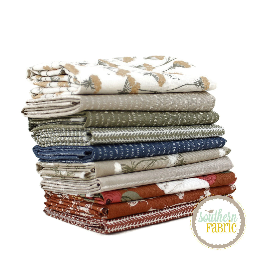 Flower Pot - Fat Quarter Bundle (10 pcs) by Lella Boutique for Moda