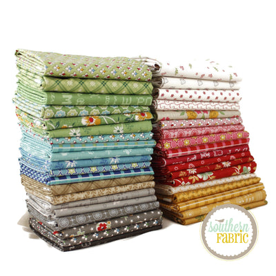 Hometown Holiday - Fat Quarter Bundle (38 pcs) by Lori Holt for Riley Blake (LH.HTH.FQ)
