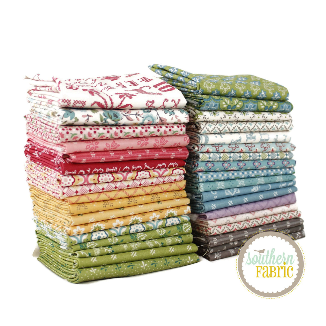 Piece & Plenty - Fat Eighth Bundle (48 pcs) by Lori Holt for Riley Blake