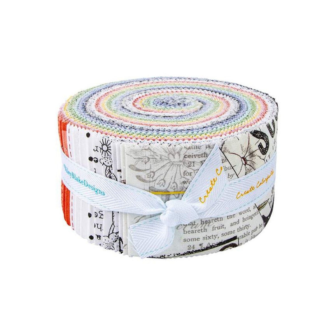Sewing Seeds III - Jelly Roll (40 pcs) by J. Wecker Frisch for Riley Blake