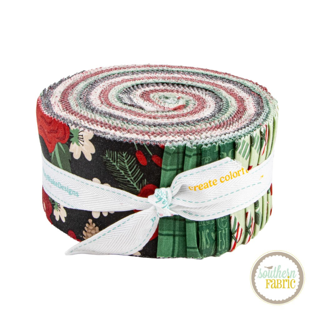 Evergreen Wishes - Jelly Roll (40 pcs) by Traci Reed for Riley Blake