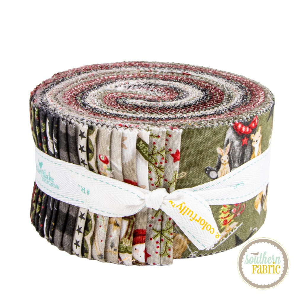 Northern Christmas - Jelly Roll (40 pcs) by Teresa Kogut for Riley Blake