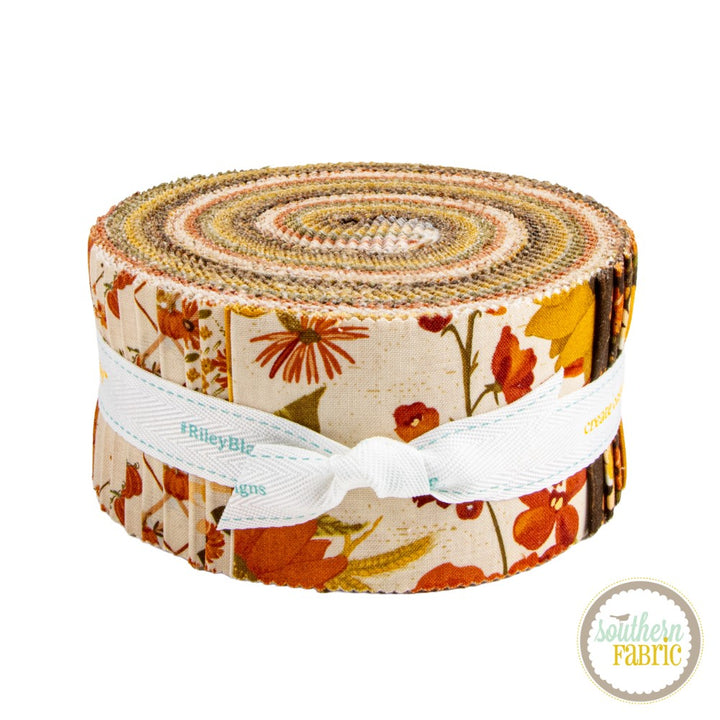 Bountiful - Jelly Roll (40 pcs) by Sandy Gervais for Riley Blake
