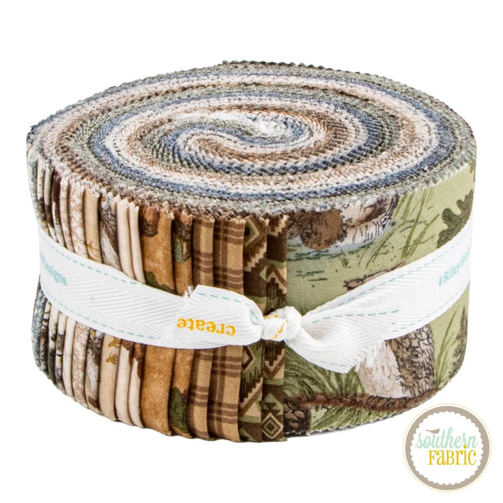 Whispering Pines - Jelly Roll (40 pcs) by RBD Designers for Riley Blake