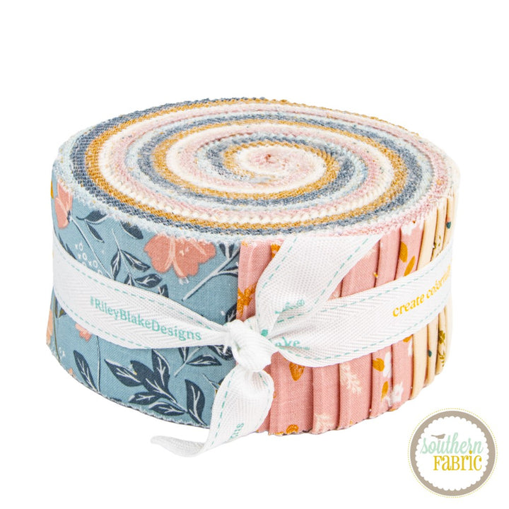 Petals &amp; Hazel - Jelly Roll (40 pcs) by Simple Simon &amp; Company for Riley Blake