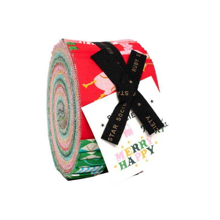 Merry Happy - Jelly Roll (40 pcs) by Kimberly Kight for Moda