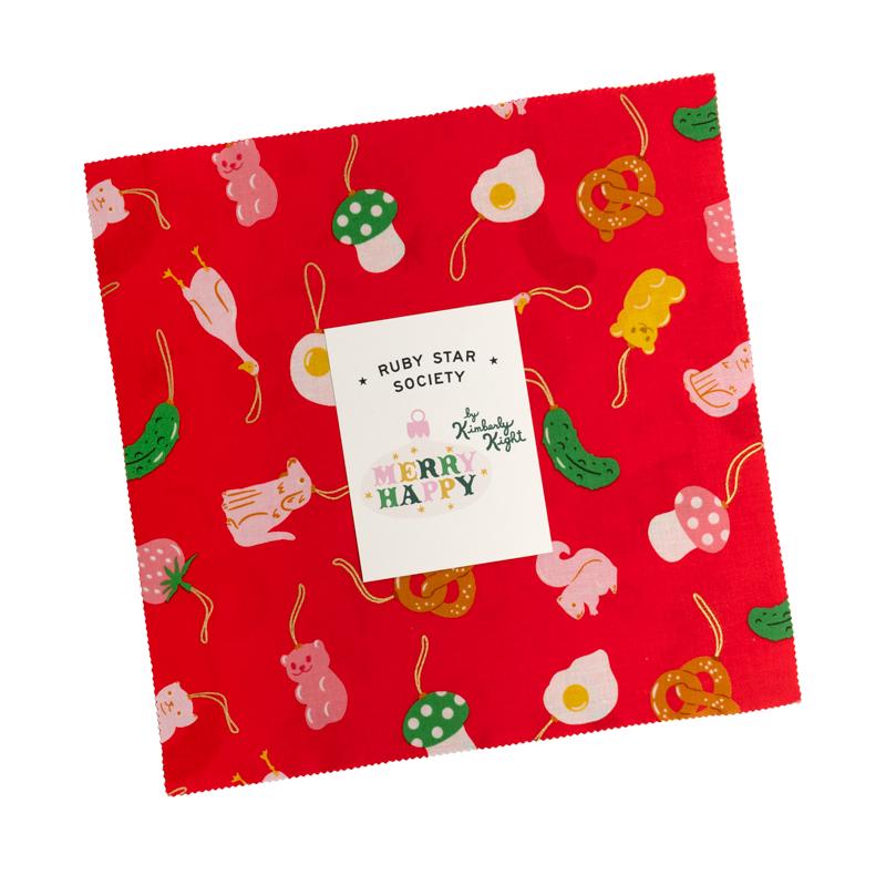 Merry Happy - Layer Cake (42 pcs) by Kimberly Kight for Moda