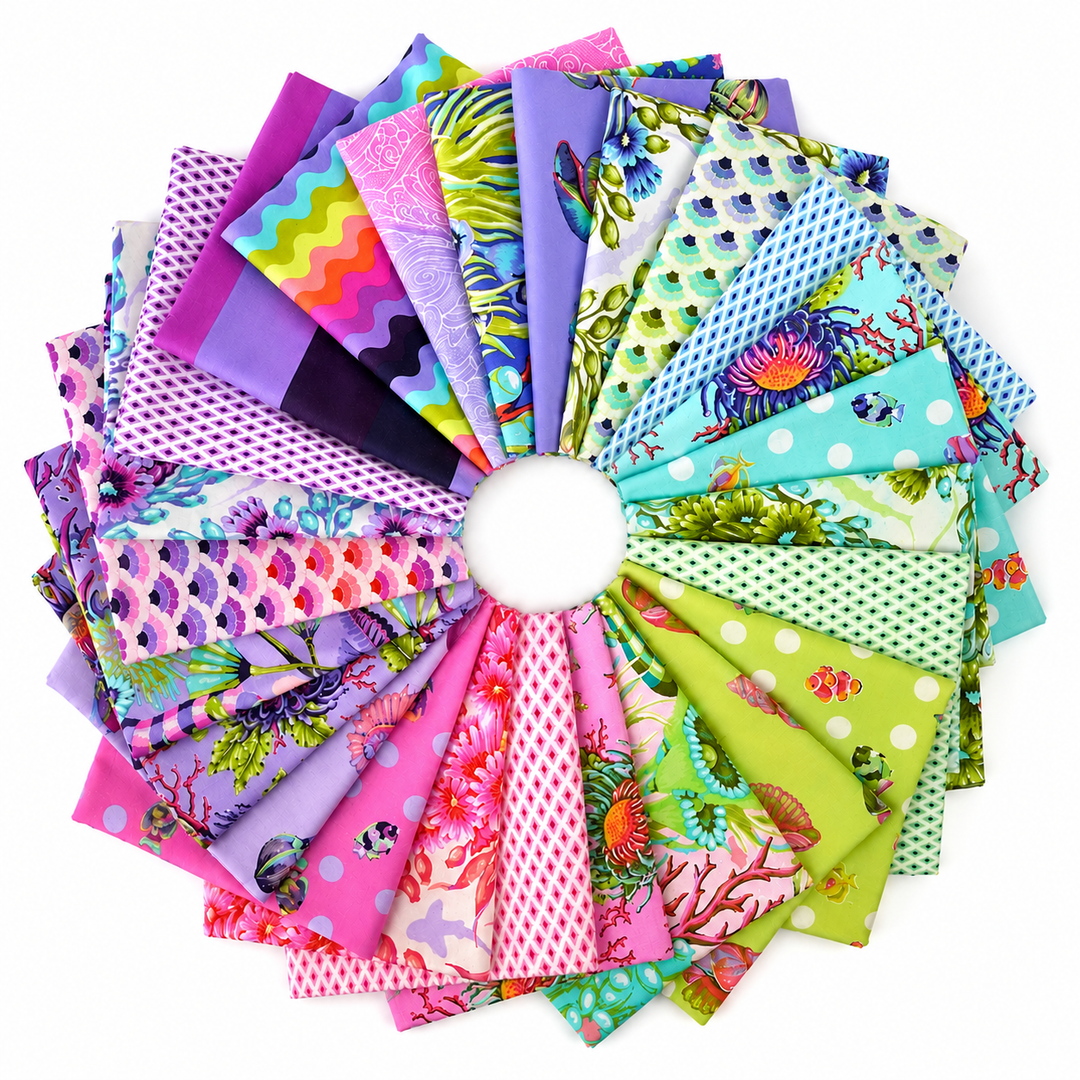 Floral Reef - Half Yard Bundle (25 pcs) by Tula Pink for Free Spirit