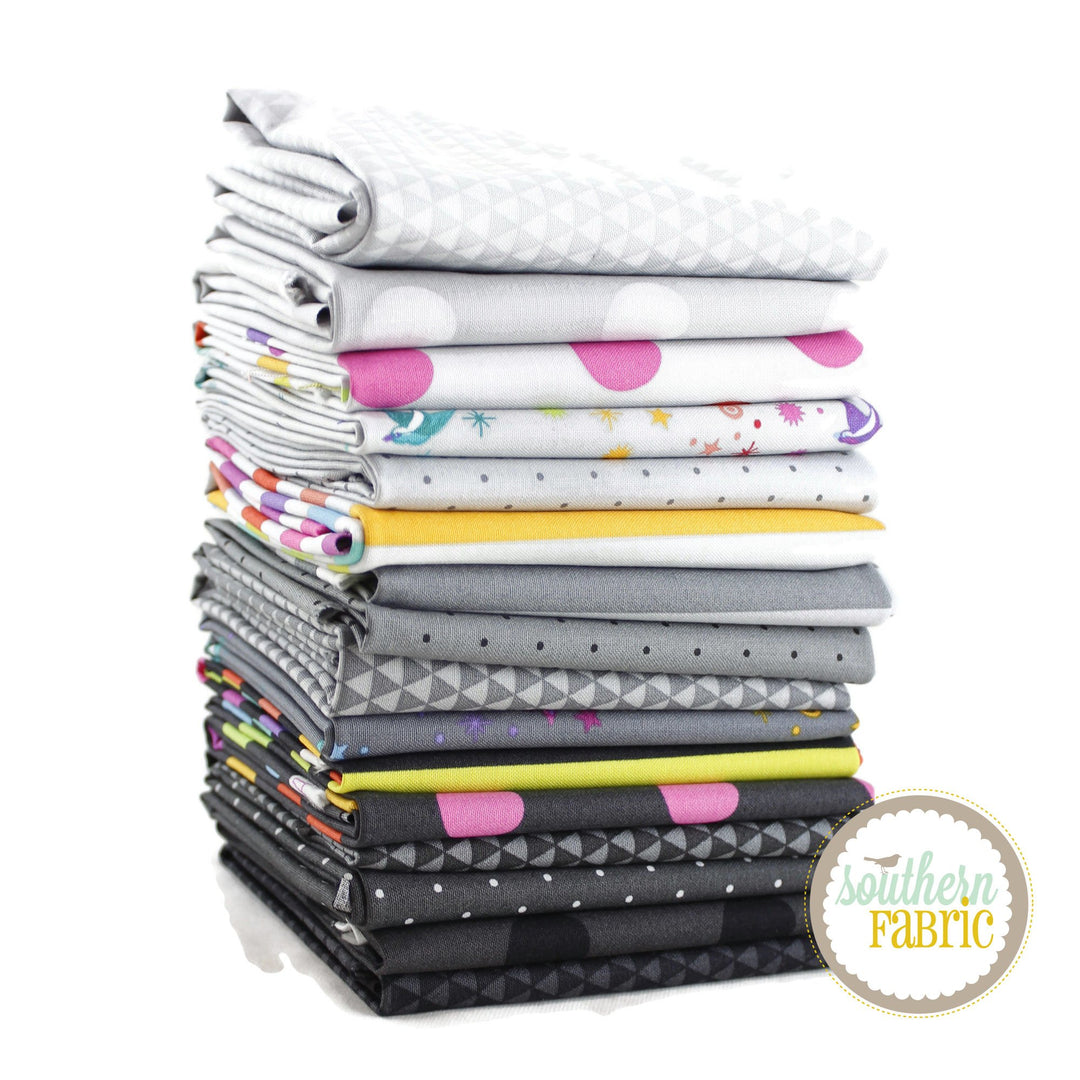 Graywork - True Colors - Half Yard Bundle (16 pcs) by Tula Pink for Free Spirit