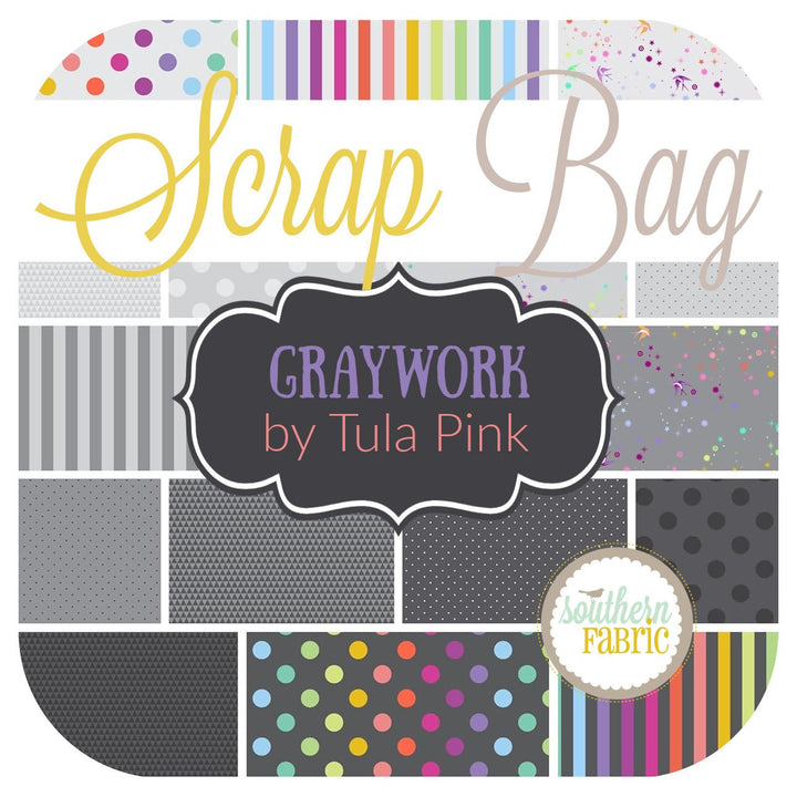 Graywork - True Colors - Scrap Bag by Tula Pink for Free Spirit