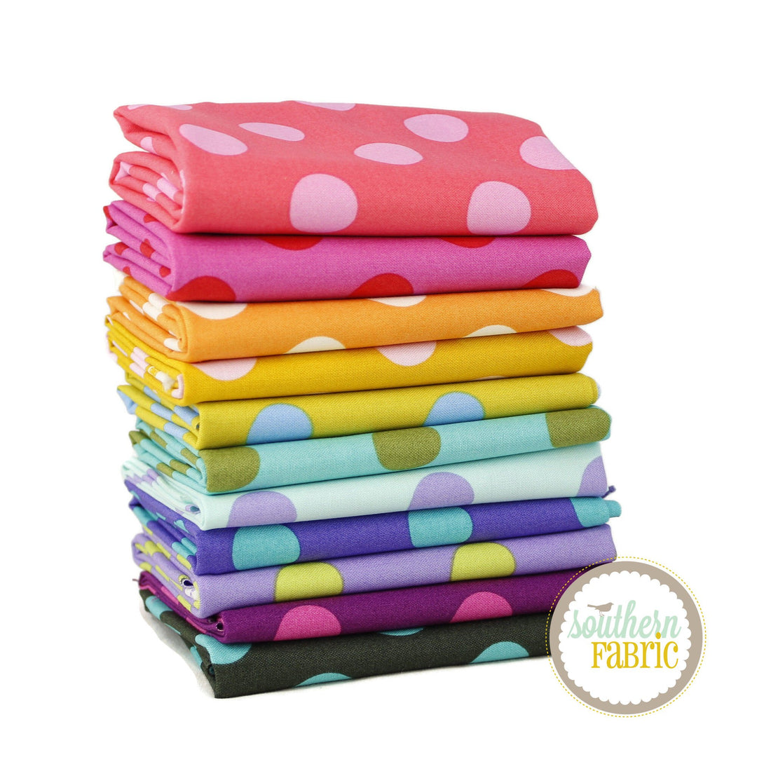 Pom Poms - Fat Quarter Bundle (11 pcs) by Tula Pink for Free Spirit