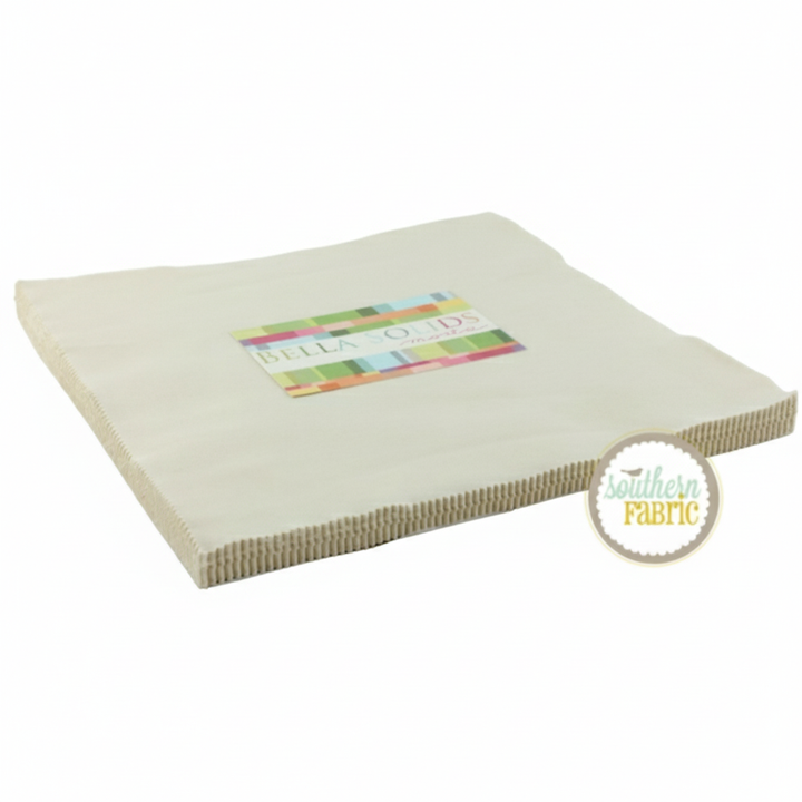 Bella Solids - Natural - Layer Cake (42 pcs) by Moda