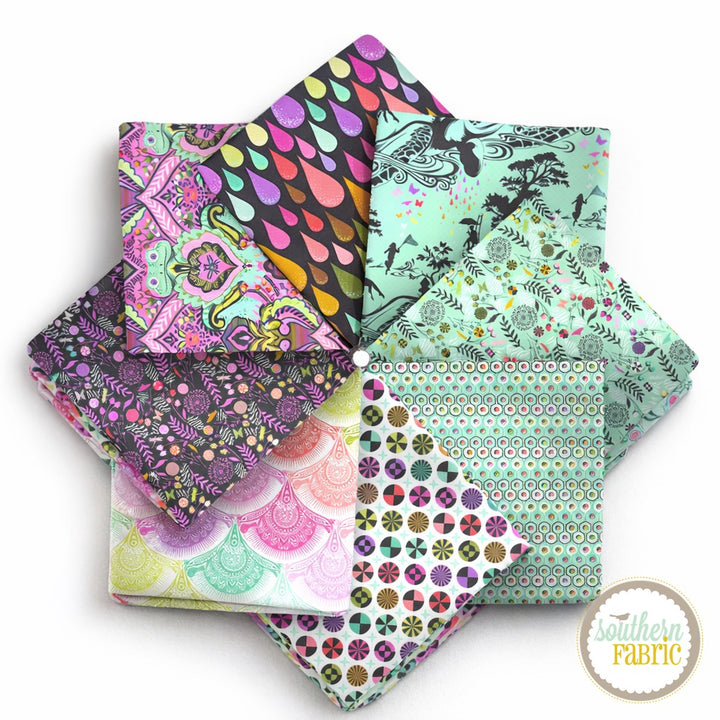 Prince Charming Deja Vu - Half Yard Bundle (8 pcs) by Tula Pink for Free Spirit