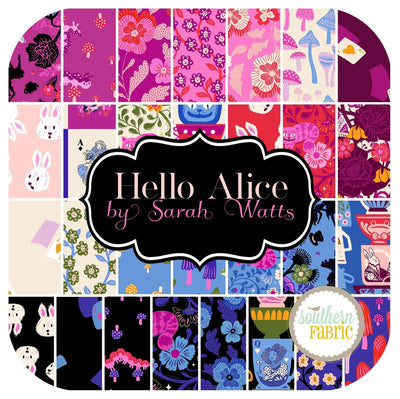 Hello Alice - Layer Cake (42 pcs) by Sarah Watts for Ruby Star Society (RS2120LC)