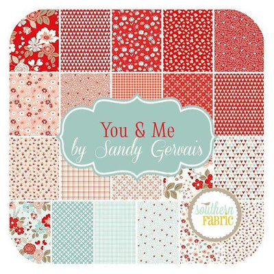 You & Me - Layer Cake (42 pcs) by Sandy Gervais for Riley Blake (10-15400-42)