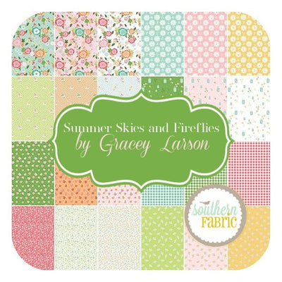 Summer Skies and Fireflies - Layer Cake (42 pcs) by Gracey Larson for Riley Blake (10-16370-42)