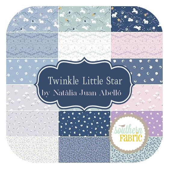 Twinkle Little Star - Jelly Roll (40 pcs) by Natàlia Juan Abelló for Riley Blake (RP-16300-40)