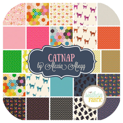 Catnap - Layer Cake (42 pcs) by Alexia Abegg for Ruby Star Society (RS4130LC)