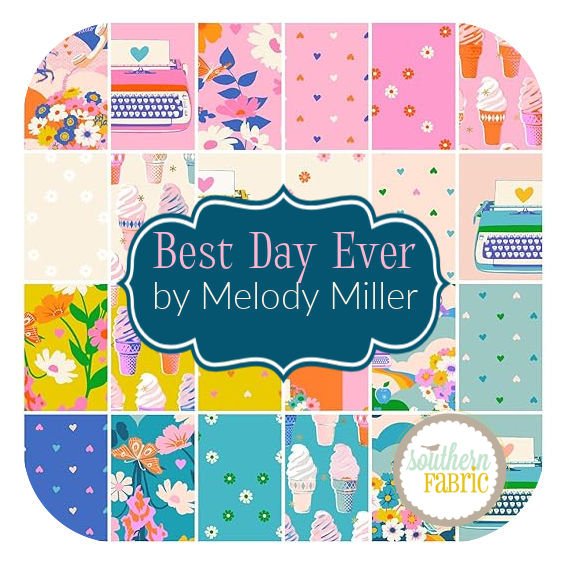 Best Day Ever - Fat Quarter Bundle (24 pcs) by Melody Miller for Ruby Star Society (RS0102FQ)